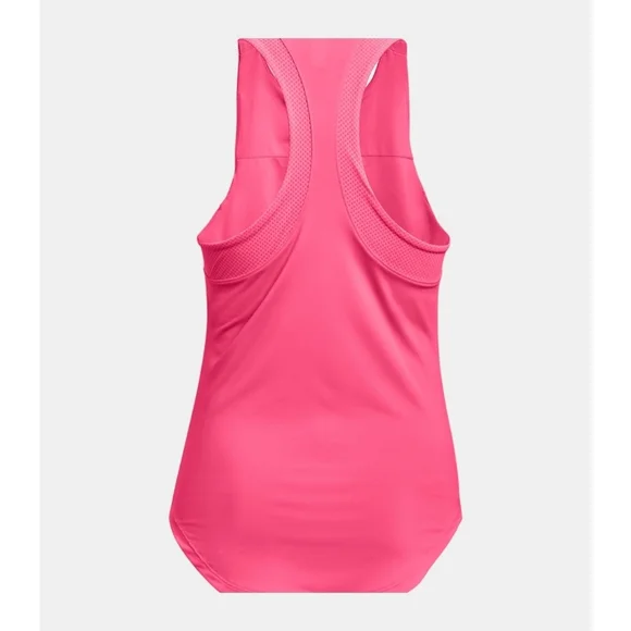 Under Armour Women's Sport 2 in 1 Racerback Tank Top BIB Avy 1356299 Hot Pink M - Picture 4 of 12